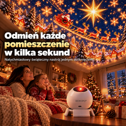 𝑺𝑪𝑵𝑫𝑹®🎅❄️Świąteczny projektor świetlny – Wprowadź magię świąt do swojego domu! 🎄